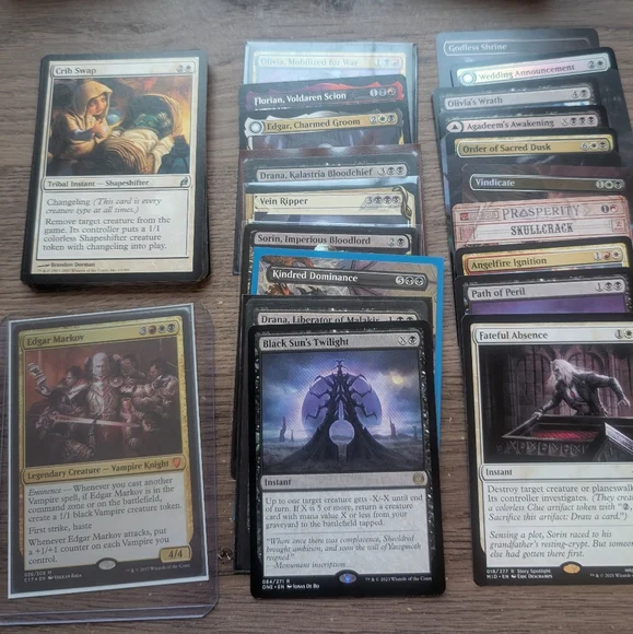 Edgar Markov Commander Deck - Incomplete - Picture 1 of 2